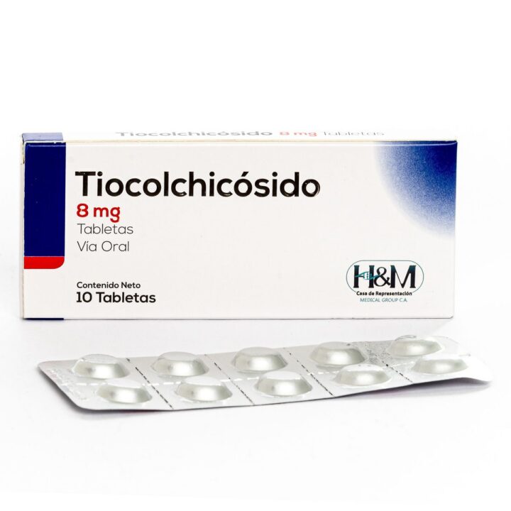 Tiocolchicósido 8 mg tabletas