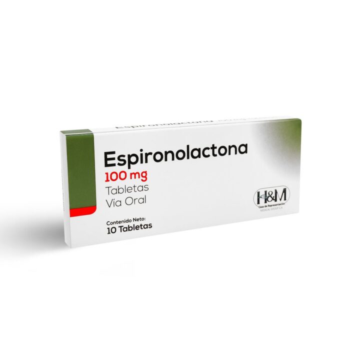 Espironolactona 100 mg tabletas