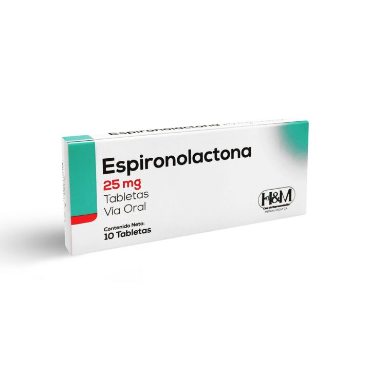 Espironolactona 25 mg tabletas