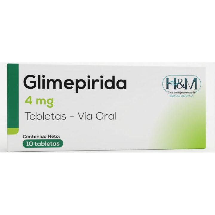 Glimepirida 4 mg tabletas