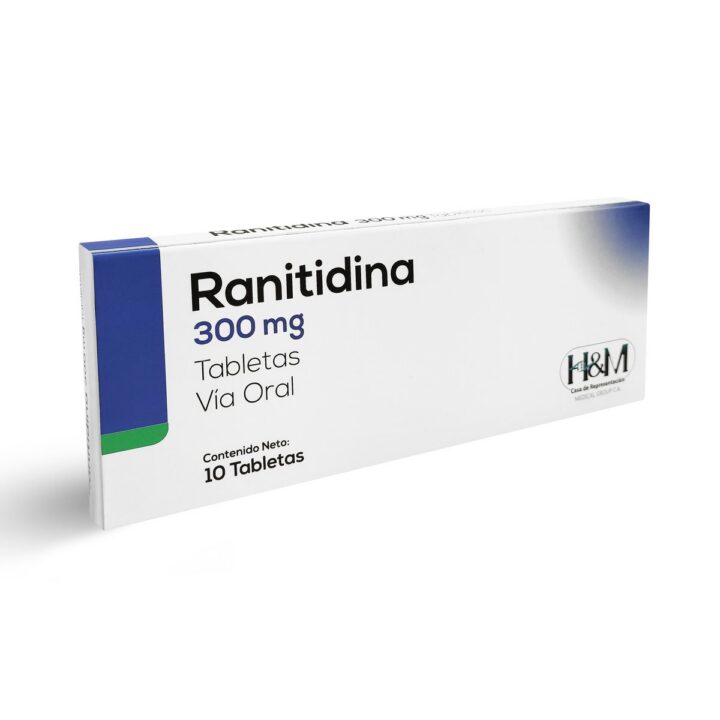 Ranitidina 300 mg tabletas