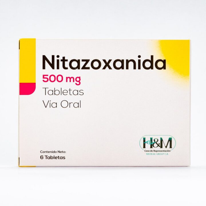 Nitazoxanida 500 mg tabletas