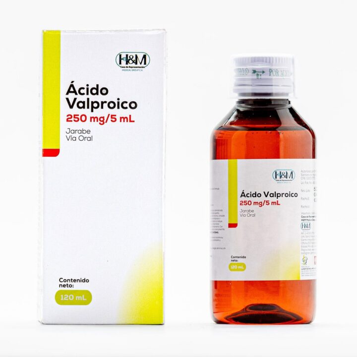 Ácido Valproico 250 mg/5 mL jarabe