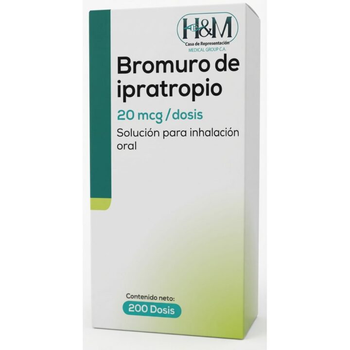 Bromuro de Ipratropio 20 mcg/dosis aerosol para inhalación