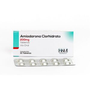 Amiodarona Clorhidrato 200 mg tabletas