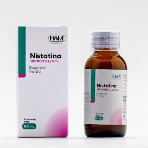 Nistatina 100.000 UI/5 mL suspensión